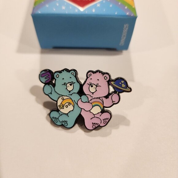 Loungefly Care Bears Cheer and Wish Bear with Planets Pin Blind Box NEW Opened - Picture 5 of 10
